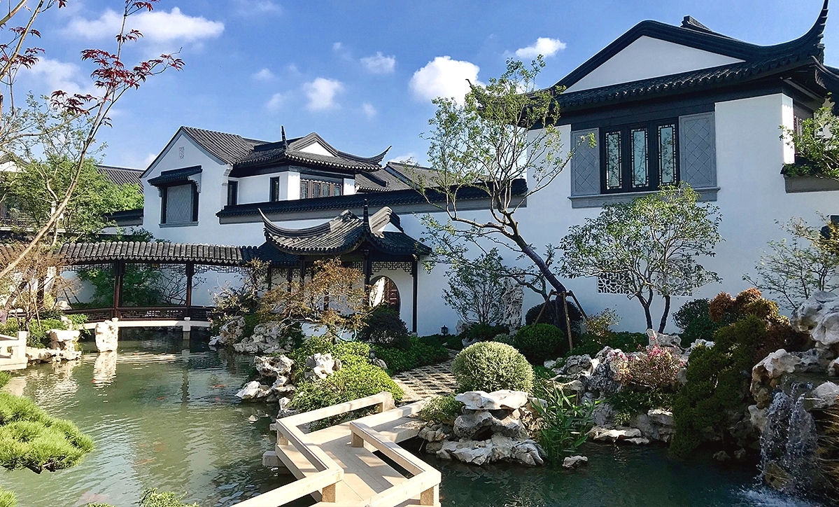 仿古断桥铝门窗